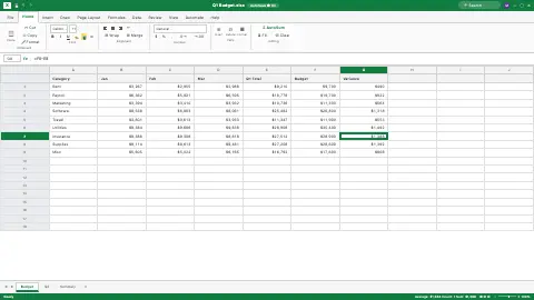 Fake Spreadsheet screensaver — Looks busy, boss.