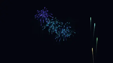 Fireworks screensaver — Endless finale.