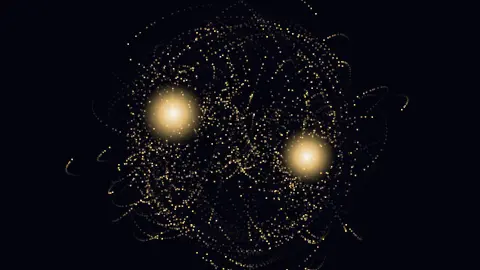 Stars in a Gravitational Field screensaver — Caught in the pull.
